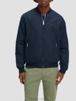 άνδρες αναστρέψιμο bomber jacket ναυτικό/στρατός λουλούδι αοπ 0J8D573 είδη ένδυσης Scotch & Soda - Image 7