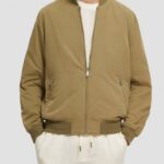 άνδρες αναστρέψιμο bomber jacket χακί 0J8D574 είδη ένδυσης Scotch & Soda