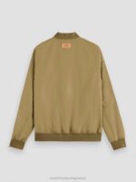 άνδρες αναστρέψιμο bomber jacket χακί 0J8D574 είδη ένδυσης Scotch & Soda - Image 7
