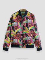 άνδρες εμπριμέ αναστρέψιμο bomber jacket combo α 0J8D562 είδη ένδυσης Scotch & Soda - Image 6