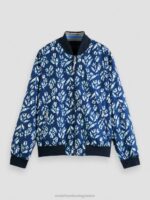 άνδρες εμπριμέ αναστρέψιμο bomber jacket combo d 0J8D561 είδη ένδυσης Scotch & Soda - Image 6