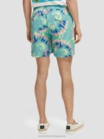 άνδρες εμπριμέ tie-dye σορτς μαγιό μεσαίου μήκους βαφή λουλουδιών μέντας 0J8D685 είδη ένδυσης Scotch & Soda - Image 3