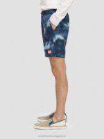 άνδρες εμπριμέ tie-dye σορτς μαγιό μεσαίου μήκους ναυτική βαφή γραβάτας 0J8D689 είδη ένδυσης Scotch & Soda - Image 9