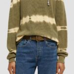 άνδρες ζώνη από καμβά χακί 0J8D711 αξεσουάρ Scotch & Soda