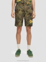 άνδρες η αγαπημένη βερμούδα με εμπριμέ camo floral aop 0J8D610 είδη ένδυσης Scotch & Soda