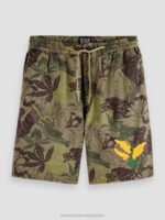 άνδρες η αγαπημένη βερμούδα με εμπριμέ camo floral aop 0J8D610 είδη ένδυσης Scotch & Soda - Image 5