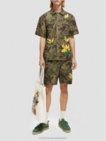 άνδρες κεντημένο εμπριμέ πουκάμισο από twill camo floral aop 0J8D328 είδη ένδυσης Scotch & Soda - Image 2