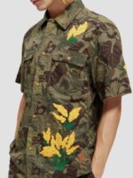 άνδρες κεντημένο εμπριμέ πουκάμισο από twill camo floral aop 0J8D328 είδη ένδυσης Scotch & Soda - Image 4