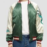 άνδρες κεντημένο σατέν bomber jacket combo α 0J8D559 είδη ένδυσης Scotch & Soda