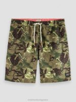 άνδρες μακρυά εμπριμέ κολύμπι κοντά camo floral aop 0J8D676 είδη ένδυσης Scotch & Soda - Image 5