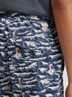 άνδρες μακρυά εμπριμέ κολύμπι κοντά blue wave surf aop 0J8D678 είδη ένδυσης Scotch & Soda - Image 8