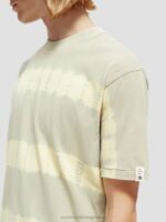 άνδρες οργανική γραβάτα t-shirt με χαλαρή εφαρμογή αμμόπετρα 0J8D389 είδη ένδυσης Scotch & Soda - Image 4
