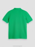 άνδρες πικέ πόλο από βιολογικό βαμβάκι amazon green 0J8D460 είδη ένδυσης Scotch & Soda - Image 6
