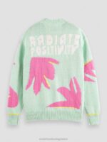 άνδρες πλεκτή ζακέτα intarsia combo α 0J8D640 είδη ένδυσης Scotch & Soda - Image 6