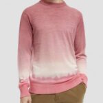 άνδρες πουλόβερ με ντεγκραντέ tie-dye μαλλί combo β 0J8D642 είδη ένδυσης Scotch & Soda