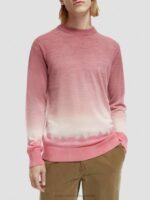 άνδρες πουλόβερ με ντεγκραντέ tie-dye μαλλί combo β 0J8D642 είδη ένδυσης Scotch & Soda