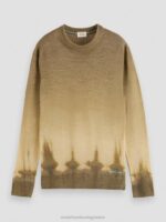 άνδρες πουλόβερ με ντεγκραντέ tie-dye μαλλί combo γ 0J8D643 είδη ένδυσης Scotch & Soda - Image 5