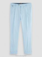 άνδρες το blake poplin chino μπλε της θάλασσας 0J8D501 είδη ένδυσης Scotch & Soda - Image 5