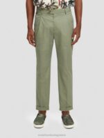 άνδρες το blake poplin chino στρατός 0J8D502 είδη ένδυσης Scotch & Soda