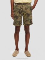 άνδρες το τσίνο σορτς με στάμπα Stuart camo floral aop 0J8D622 είδη ένδυσης Scotch & Soda