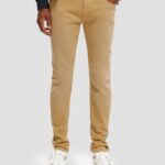άνδρες το skim super slim fit βαμμένο με τζιν άμμος 0J8D580 είδη ένδυσης Scotch & Soda