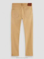 άνδρες το skim super slim fit βαμμένο με τζιν άμμος 0J8D580 είδη ένδυσης Scotch & Soda - Image 6