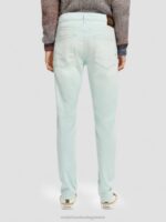 άνδρες το skim super slim fit βαμμένο με τζιν μέντα 0J8D583 είδη ένδυσης Scotch & Soda - Image 3