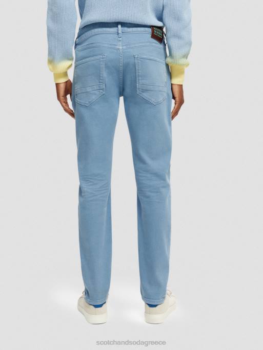 άνδρες το skim super slim fit βαμμένο με τζιν μπλε 0J8D581 είδη ένδυσης Scotch & Soda - Image 3