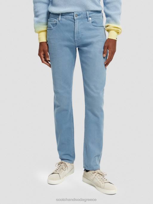 άνδρες το skim super slim fit βαμμένο με τζιν μπλε 0J8D581 είδη ένδυσης Scotch & Soda - Image 1