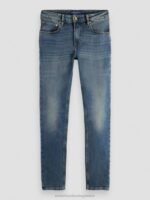 άνδρες το skim super-slim fit τζιν ημισέληνος 0J8D584 είδη ένδυσης Scotch & Soda - Image 5