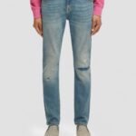 άνδρες το skim super-slim fit τζιν πράσινο όνειρο 0J8D585 είδη ένδυσης Scotch & Soda