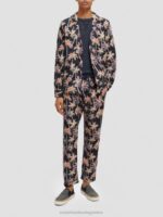 άνδρες το twilt printed πτυχωτό chino μαύρος φοίνικας aop 0J8D500 είδη ένδυσης Scotch & Soda - Image 2
