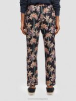 άνδρες το twilt printed πτυχωτό chino μαύρος φοίνικας aop 0J8D500 είδη ένδυσης Scotch & Soda - Image 3