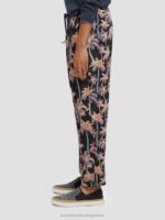 άνδρες το twilt printed πτυχωτό chino μαύρος φοίνικας aop 0J8D500 είδη ένδυσης Scotch & Soda - Image 8