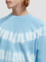 άνδρες φούτερ tie-dye με χαλαρή εφαρμογή ουρανός 0J8D546 είδη ένδυσης Scotch & Soda - Image 4