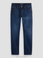 άνδρες ralston κανονικό slim fit τζιν σταγόνα βροχής σκοτεινό 0J8D579 είδη ένδυσης Scotch & Soda - Image 5