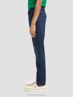 άνδρες ralston κανονικό slim fit τζιν σταγόνα βροχής σκοτεινό 0J8D579 είδη ένδυσης Scotch & Soda - Image 8