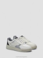 άνδρες sneaker από δέρμα elliot & σουέντ λευκό πολυ 0J8D696 είδη υπόδησης Scotch & Soda - Image 2