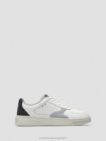 άνδρες sneaker από δέρμα elliot & σουέντ λευκό πολυ 0J8D696 είδη υπόδησης Scotch & Soda