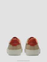 άνδρες sneaker από δέρμα plakka & suede άμμος πολυ 0J8D697 είδη υπόδησης Scotch & Soda - Image 3