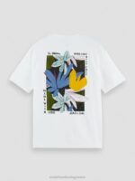 άνδρες T-shirt από οργανικό βαμβάκι άσπρο 0J8D348 είδη ένδυσης Scotch & Soda - Image 6