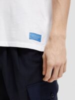άνδρες T-shirt από οργανικό βαμβάκι με χαλαρή εφαρμογή άσπρο 0J8D454 είδη ένδυσης Scotch & Soda - Image 4