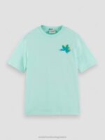 άνδρες T-shirt από οργανικό βαμβάκι Όρμος 0J8D349 είδη ένδυσης Scotch & Soda