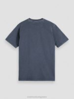 άνδρες T-shirt βαμμένο με κανονική εφαρμογή ΠΟΛΕΜΙΚΟ ΝΑΥΤΙΚΟ 0J8D427 είδη ένδυσης Scotch & Soda - Image 6