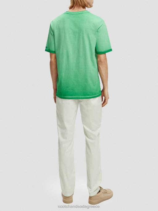 άνδρες T-shirt με κρύα έργα τέχνης amazon green 0J8D376 είδη ένδυσης Scotch & Soda - Image 3