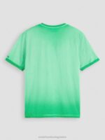 άνδρες T-shirt με κρύα έργα τέχνης amazon green 0J8D376 είδη ένδυσης Scotch & Soda - Image 6