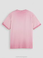 άνδρες T-shirt με κρύα έργα τέχνης κερασόχρωμος 0J8D377 είδη ένδυσης Scotch & Soda - Image 6