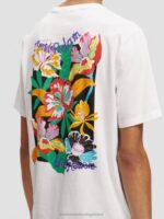 άνδρες T-shirt με λαιμόκοψη με έργα τέχνης άσπρο 0J8D379 είδη ένδυσης Scotch & Soda - Image 8