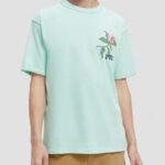 άνδρες T-shirt με οργανικά έργα τέχνης με χαλαρή εφαρμογή Όρμος 0J8D361 είδη ένδυσης Scotch & Soda