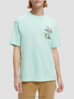 άνδρες T-shirt με οργανικά έργα τέχνης με χαλαρή εφαρμογή Όρμος 0J8D361 είδη ένδυσης Scotch & Soda